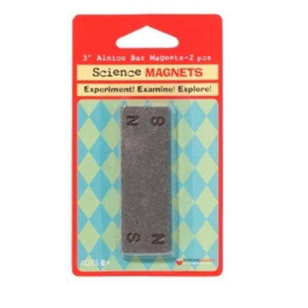 DOWLING MAGNETS Dowling Magnets DO-731011 3 Inch Bar Magnets - Set Of 2 DO-731011